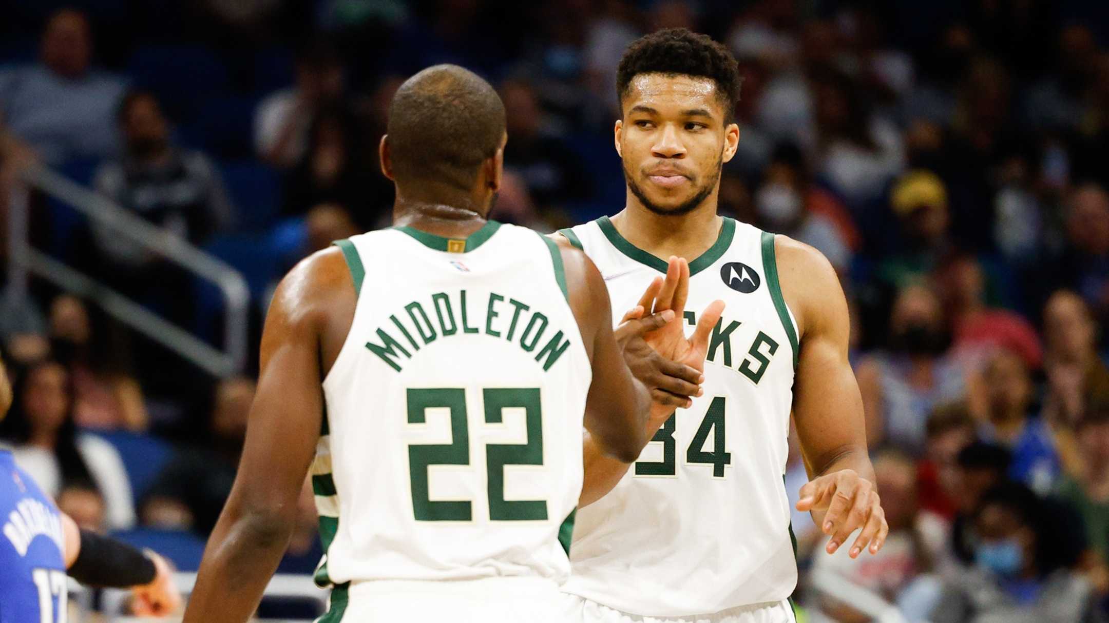 Bucks trade Khris Middleton, AJ Johnson to Wizards for Kyle Kuzma, Patrick Baldwin Jr.
